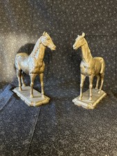 Statua Coppia Cavalli Bronzo