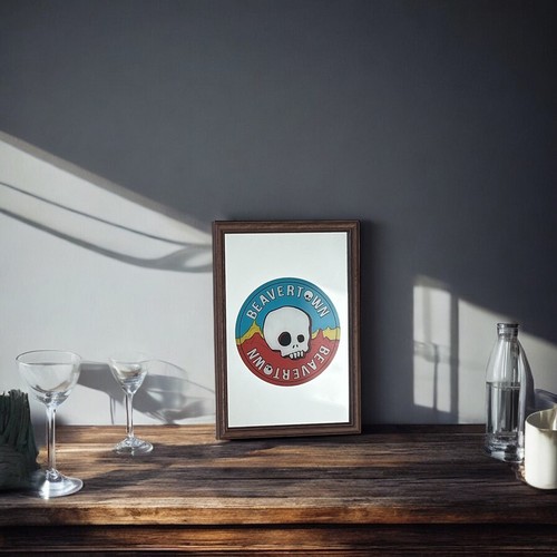 Specchio piccolo con - , cornice