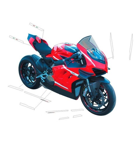 Kit adesivi bianchi - , design