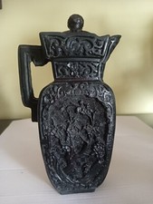 Teiera tibetana intagliata a mano vintage