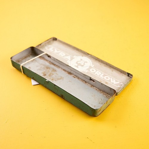 Scatola vintage metallo - scatola,