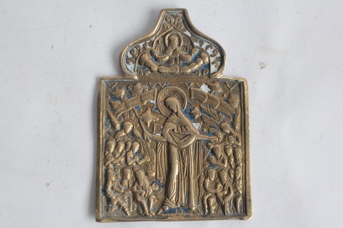 Icona bronzo smaltato