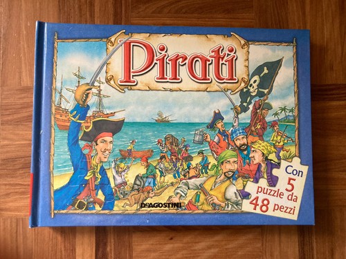 Pirati libro con puzzle da - pirati., 5