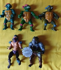 Figure Anni 80 TMNT TEENAGE MUTANT NINJA TURTLES  BEPOP + Shredder