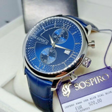 OROLOGIO UOMO CRONOGRAFO SWISS MADE SOSPIRO Mod.IMPERO, VETRO ZAFFIRO,CASSA 44mm