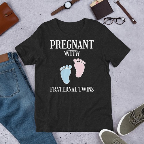 Shirt incinta con gemelli - t-shirt,