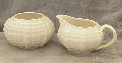 Belleek tridacna creamer - creamer, set