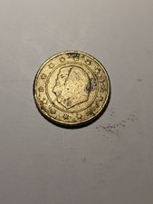 RARA Moneta 50 centesimi Errore di Conio Incisione 2004 Belgio Re Alberto II