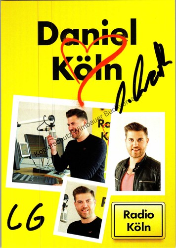 Autografo originale daniel - autografo,