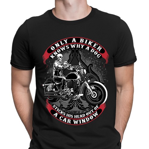 Funny only biker - a, motorcycle