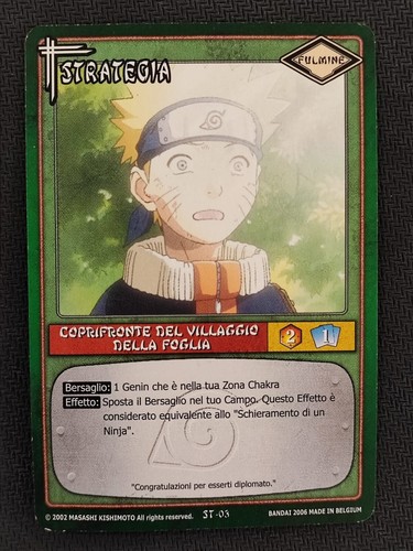 Naruto card game coprifronte - card,