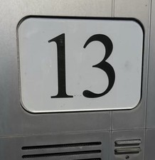 Targhetta con numero civico