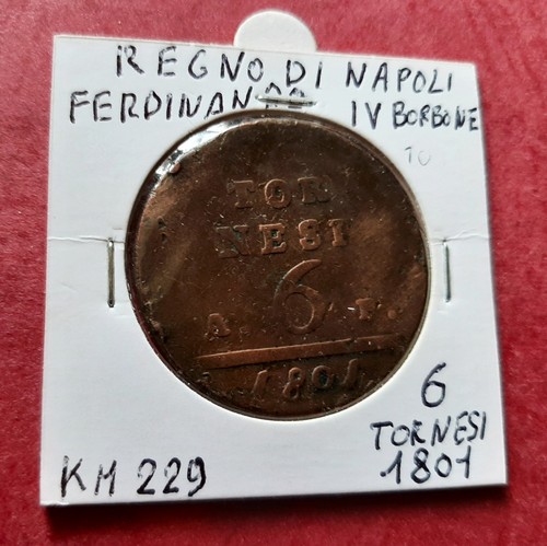 Tornesi 1801 regno di - 6,