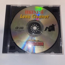 Maxell 190048 CD-340 Pulitore Lenti Laser - per Compact Disc, DVD - Console di Gioco