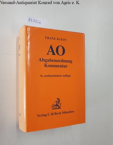 Abgabenordnung - ,