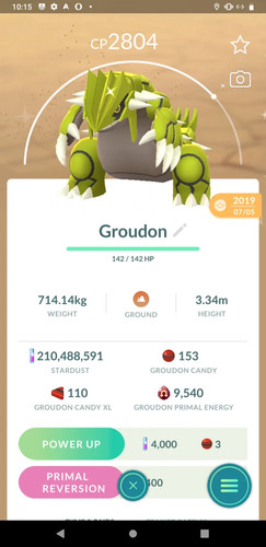 Shiny groudon polvere ptc - shiny,