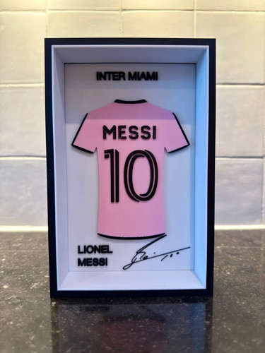 Quadro maglia calcio - 3d, messi