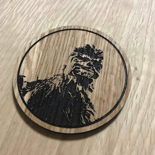 Sottobicchiere legno taglio - in,