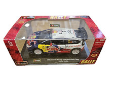 BBURAGO DIE CAST METAL RALLY 2009 CITROEN DANIEL SORDO WRC TOTAL WORLD RALLY 1/3