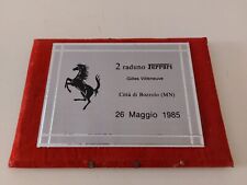 Ferrari Targa Raduno Gilles Villeneuve 1985