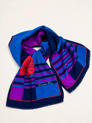 Foulard christian dior soie - foulard,