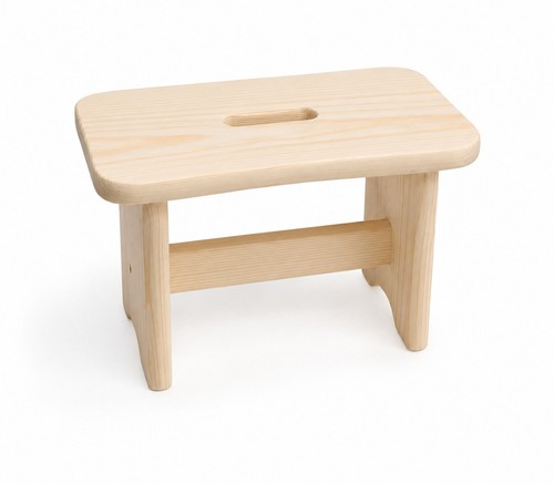Sgabello poggiapiedi legno - poggiapiedi, in