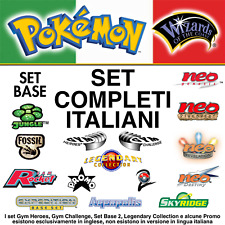 Set Completo al 100% * Pokemon * Periodo Wizard * Scegli set e qualità * TENKO *