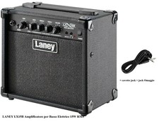LANEY LX15B Amplificatore combo per BASSO ELETTRICO Potenza 15w RMS 2x5" + Aux