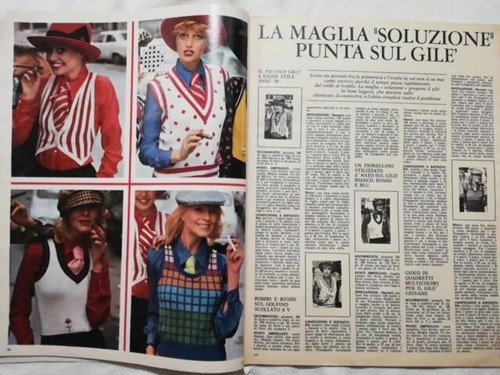 Lavori maglia gile anni - maglia, gile'