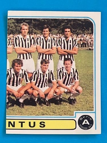 Juventus 192 squadra figurine - juventus,