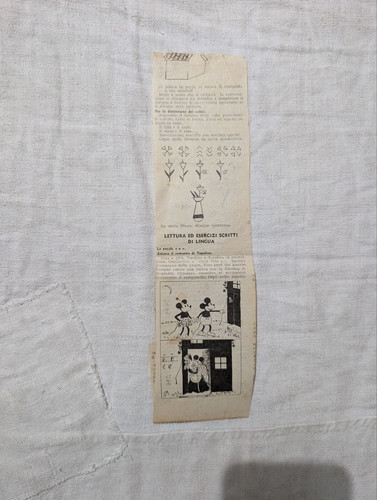 Ritaglio giornale vintage - ritaglio,