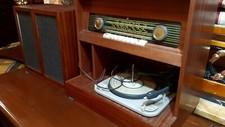 MOBILE STEREO RADIO E GIRADISCHI PERPETUUM EBNER VINTAGE 1960