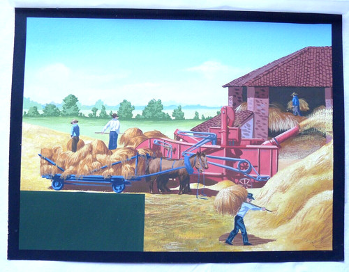 1950 dipinto illustratore - dipinto,