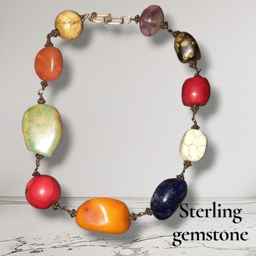 Collana girocollo pietre