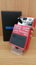 Boss RC-3 Loop Station Phrase Recorder Pedale Chitarra Spedizione dal Giappone Usato Rosso