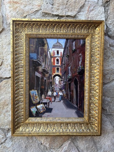 Quadro vicolo napoli nino - di, napoli-