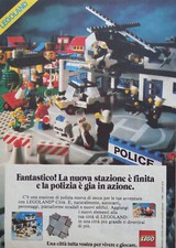 Pubblicità Italian Ritaglio 1983 LEGO LEGOLAND Stazione di Polizia