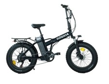 Bici Elettrica NILOX  K10 Plus E-BIKE Acciaio 36V 10AH R 20" AUT.60KM K10+ Nero