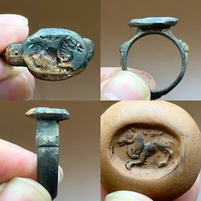 Anello bronzo antico romano - anello, in