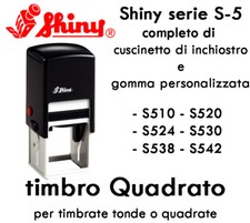 Timbro Shiny Personalizzato