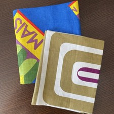 2 Canovacci vintage GABEL, made in Italy, anni ‘70, nuovi, 100% lino