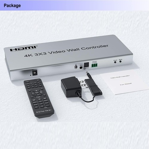 Controller video wall 3x3 - wall, 4k