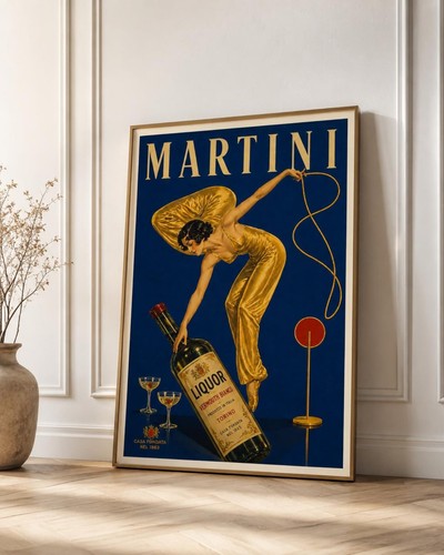 Poster martini vintage - poster, vintage,