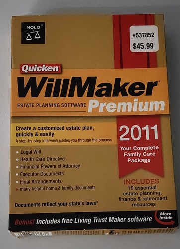Quicken willmaker premium - willmaker, 2011