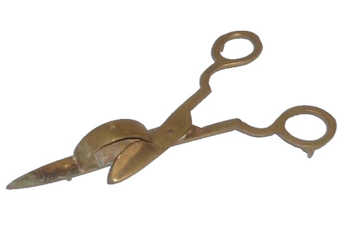 Vecchio ottone dochtschere - in,