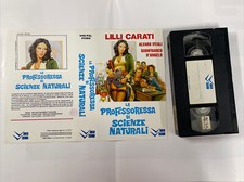 LA PROFESSORESSA DI SCIENZE NATURALI (1977) vhs+locandina-senza custodia