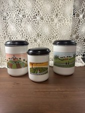 Villeroy & Boch Design Naif Laplau Set of 3 Country Lidded Jars/Canisters