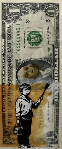 Chris boyle money art dollaro - money,