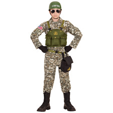 COSTUME VESTITO ABITO TRAVESTIMENTO CARNEVALE BAMBINO SOLDATO NAVY SEALS - 9684