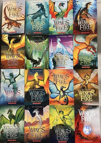 Wings fire book set - fire,